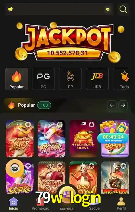 Promoções Especiais no 79w login App